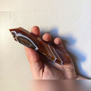 Breathtaking Carnelian Double Terminated Wand